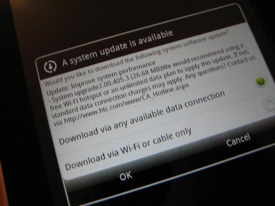 HTC Flyer OTA update