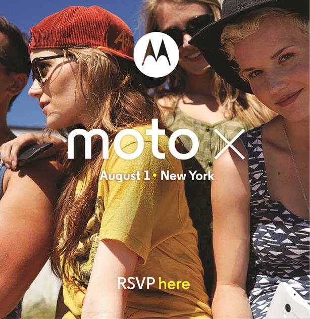 Moto X 1. avgusta