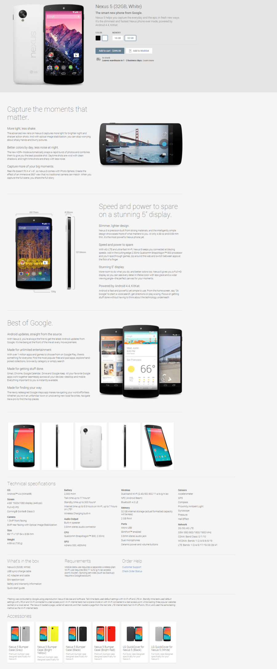 Nexus 5 32GB White Devices on Google Play