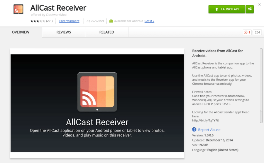 allcast receiver